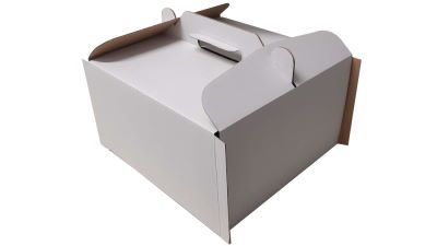 Torta doboz és alátét (26cm x 26cm)