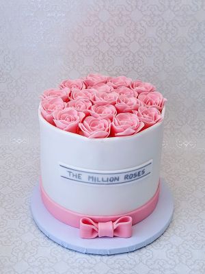 Rózsa box torta